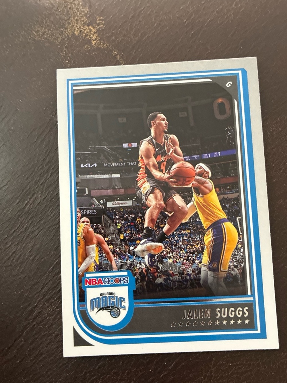 Panini NBA Hoops Orlando Magic Jalen Suggs Blue White